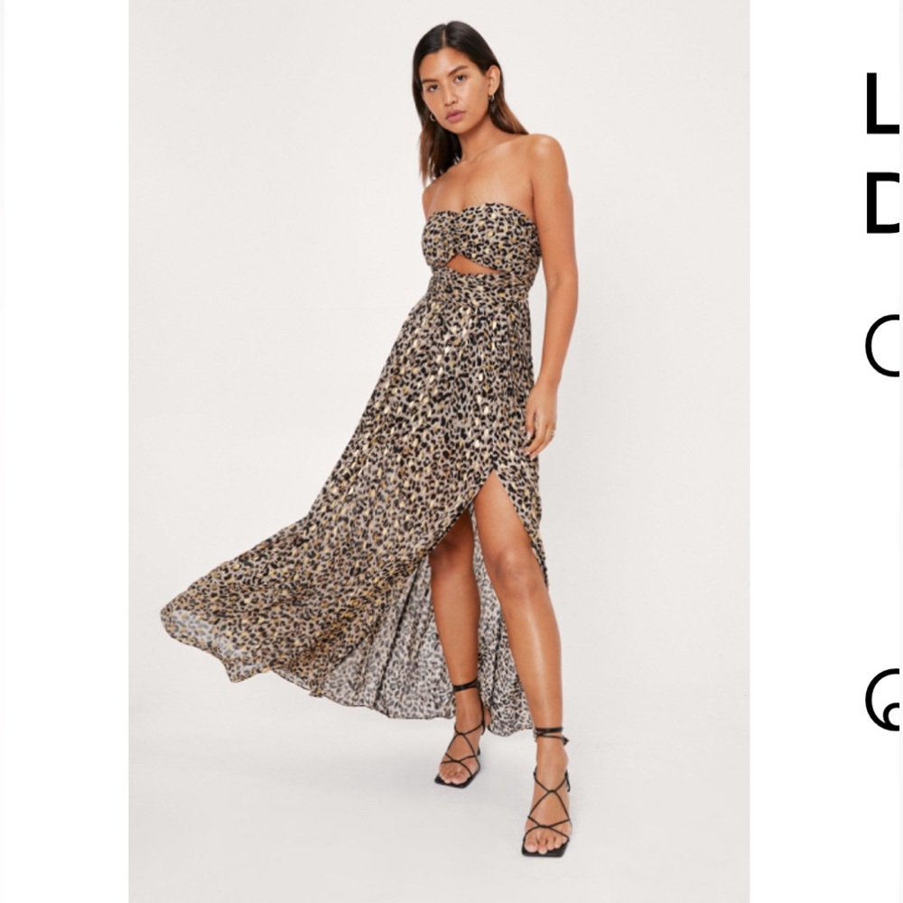 Party Cheetah Maxi Dress